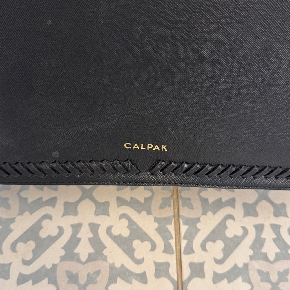Calpak Black Laptop Backpack with Gold Accents - Picture 2 of 7